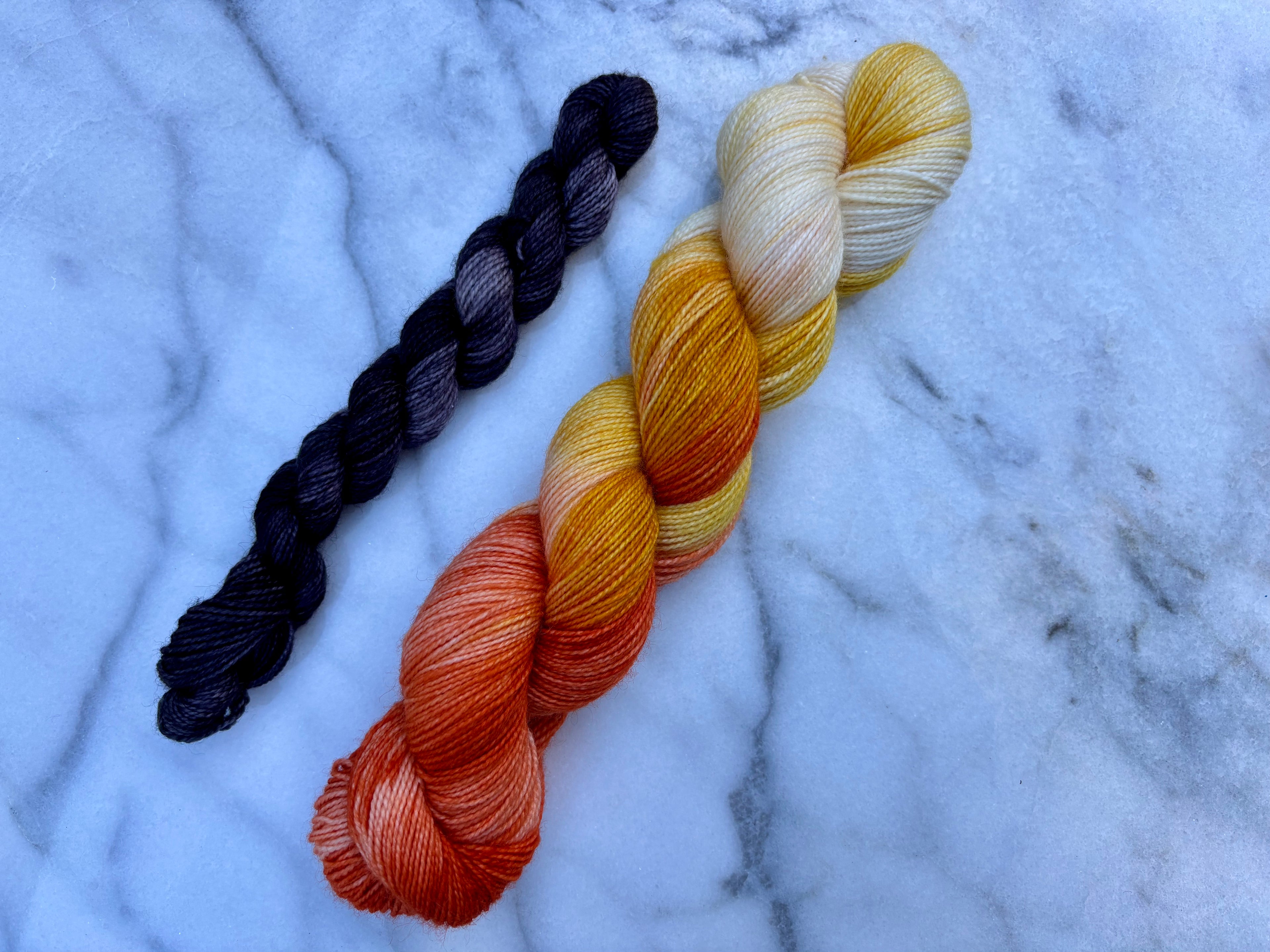 Candy Corn + Mary Bennet Sock Set | Kobold Sock
