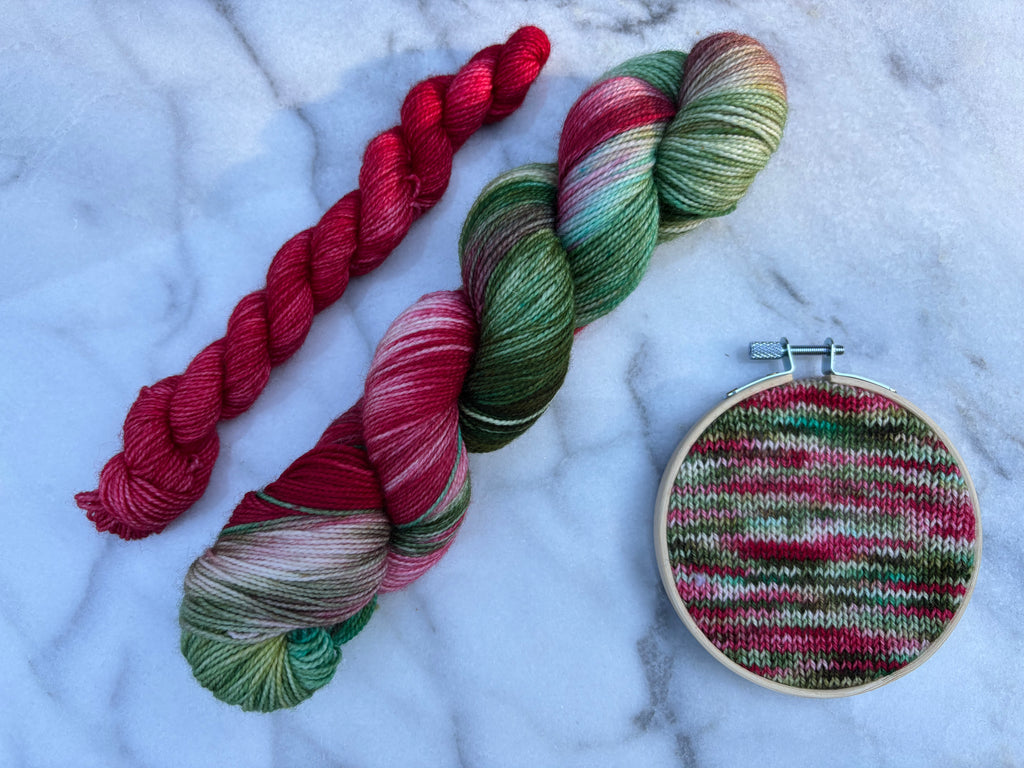 Ruby-Throated Hummingbird Sock Set | Kobold Sock