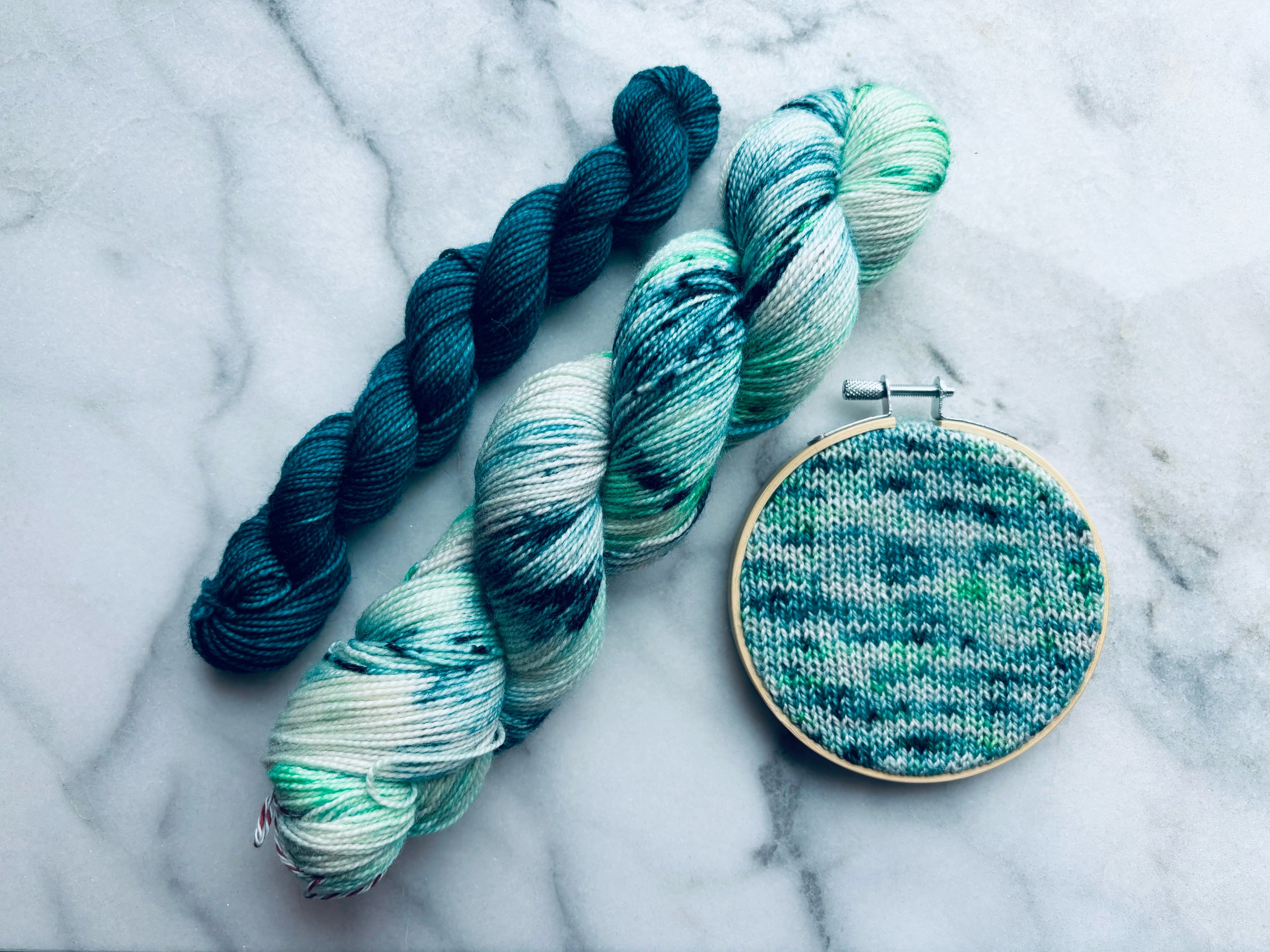 Tipsy Leprechaun + Viridian Sock Set | Kobold Sock