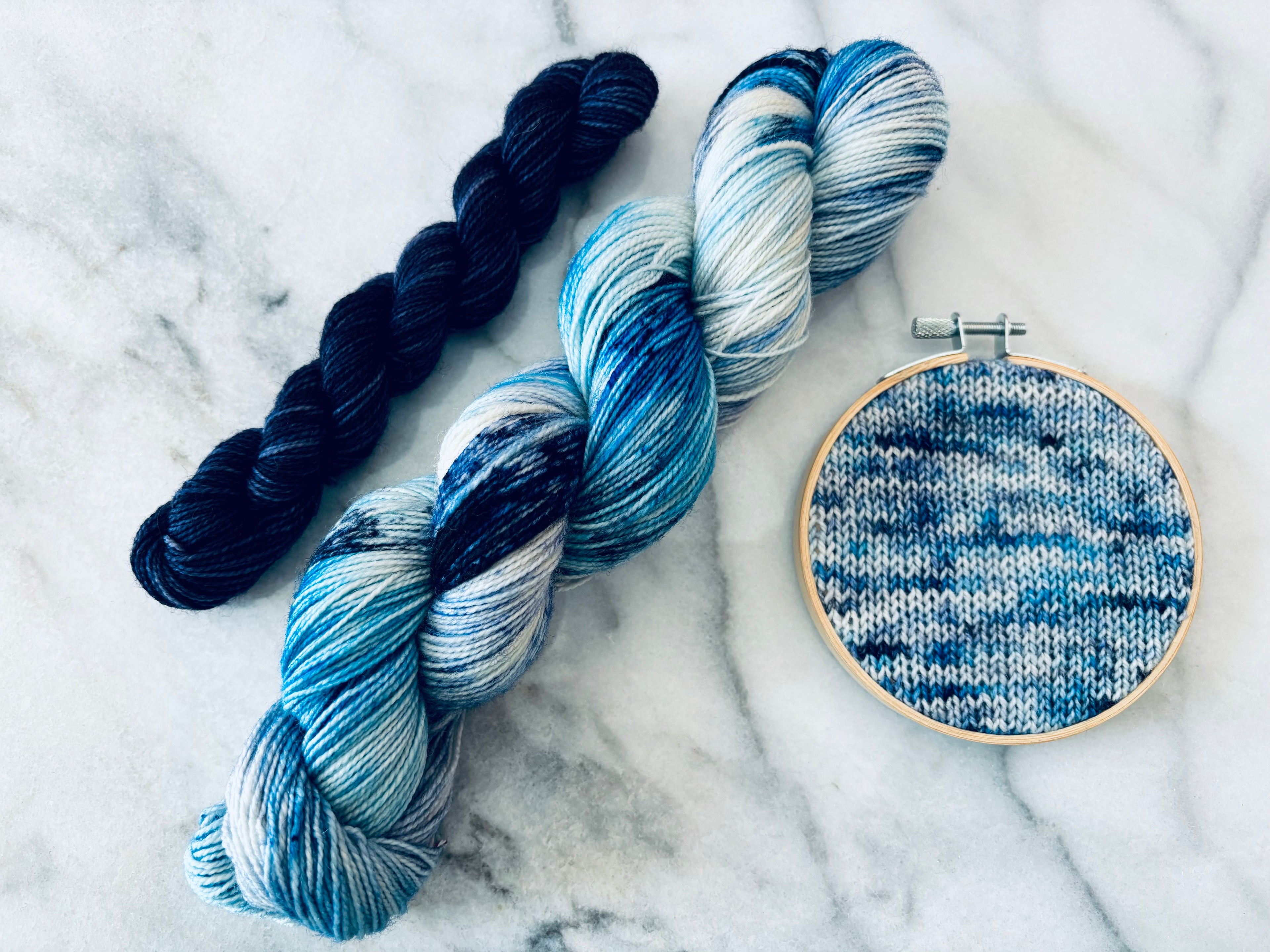 Winter Wonderland + Captain Wentworth Sock Set | Kobold Sock